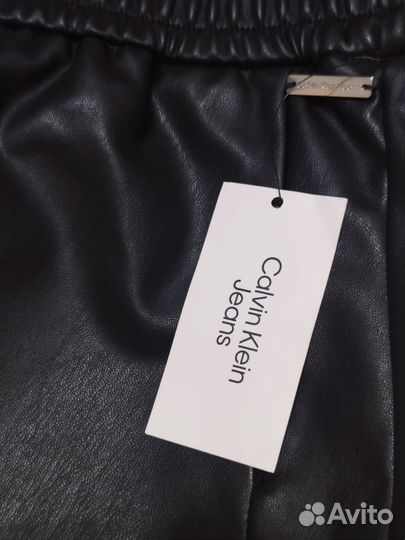 Новые штаны/джогеры Calvin Klein под кожу, Л-xл