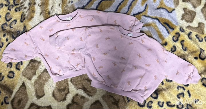 Свитшот для девочки двойня