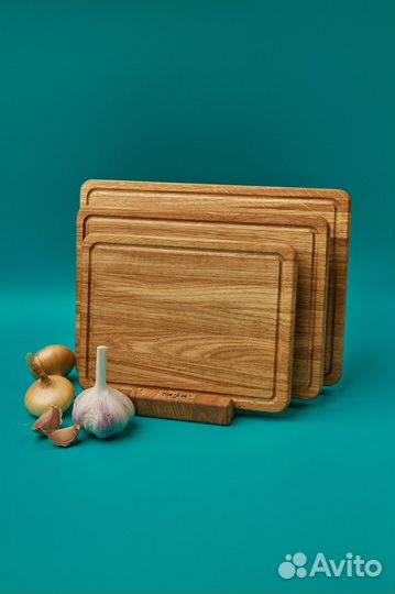 Набор разделочных досок на подставке из Дуба