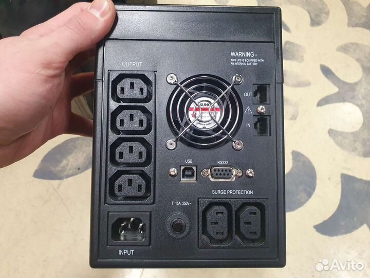 Ибп ippon 2000 + новые батареи много штук