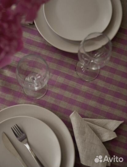 Дорожка на стол, раннер, лен