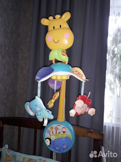 Мобиль с музыкой на кроватку