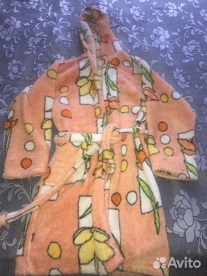 Детский махровый халат