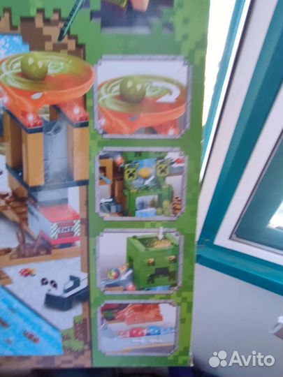 Lego майнкрафт шахта крипера