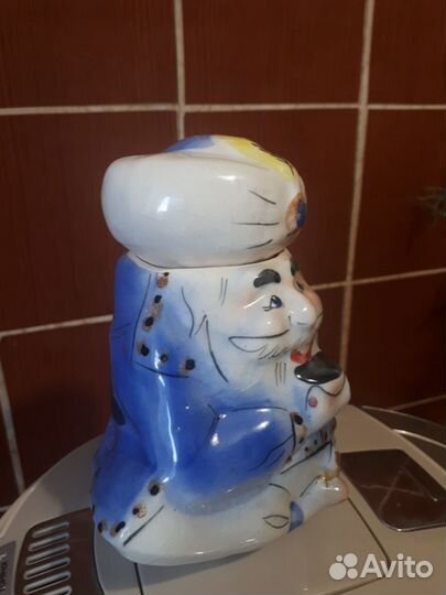 Подарочная чайная статуэтка времен СССР (ретро)