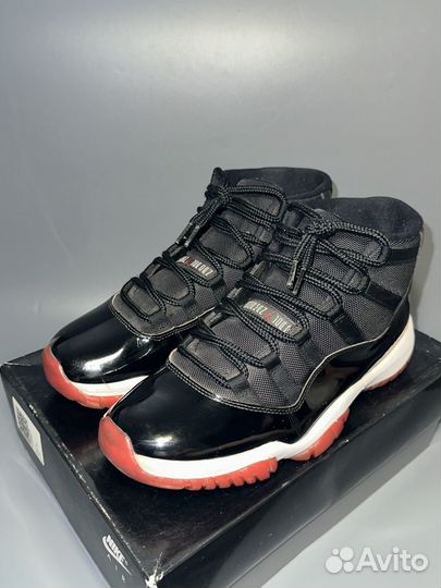 Кроссовки Air Jordan 11 Retro Bred 2019 оригинал