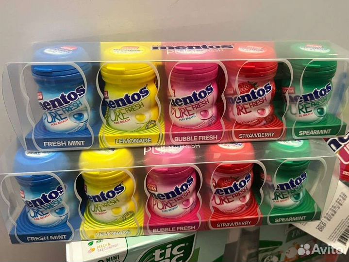 Mentos nano bottles Pure fresh