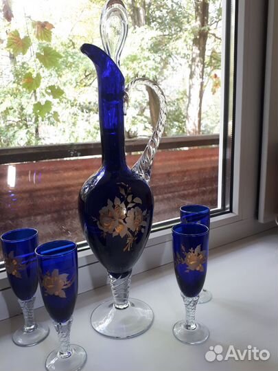 Бокалы и графин СССР