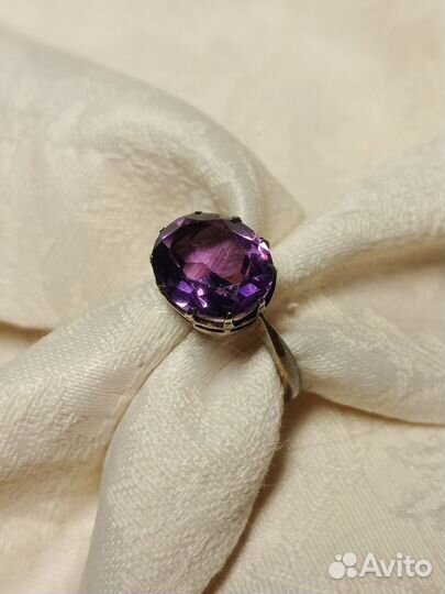 Кольцо СССР, серебро 875 пр