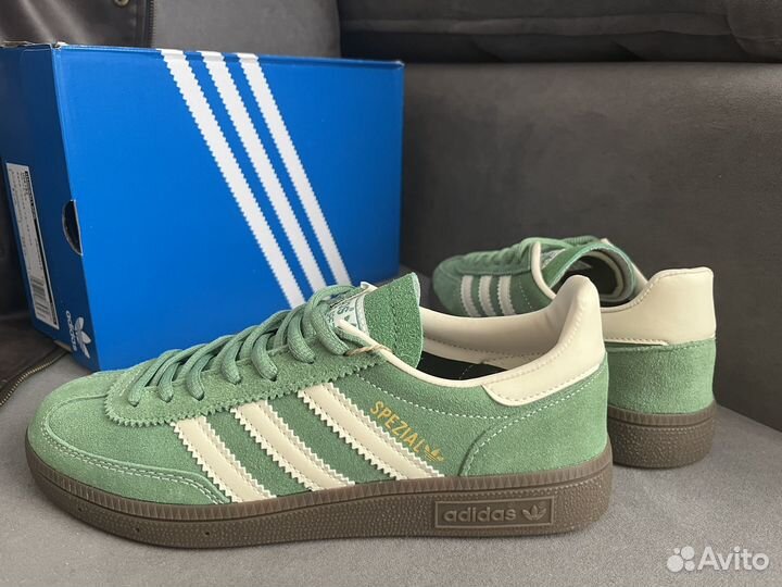 Кроссовки Adidas Spezial green зеленые