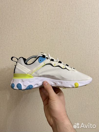 Кроссовки Nike React Element 55 “White Blue”