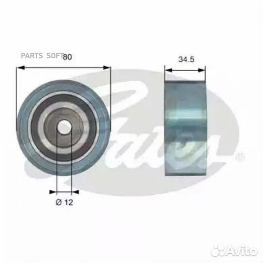 Gates T42193 Ролик ремня грм VAG 97- 1.4