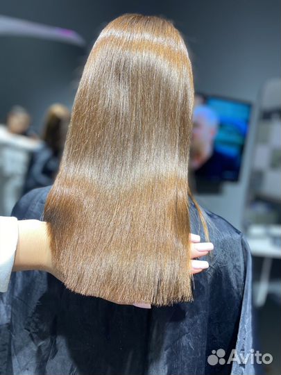 Кератиновое выпрямление