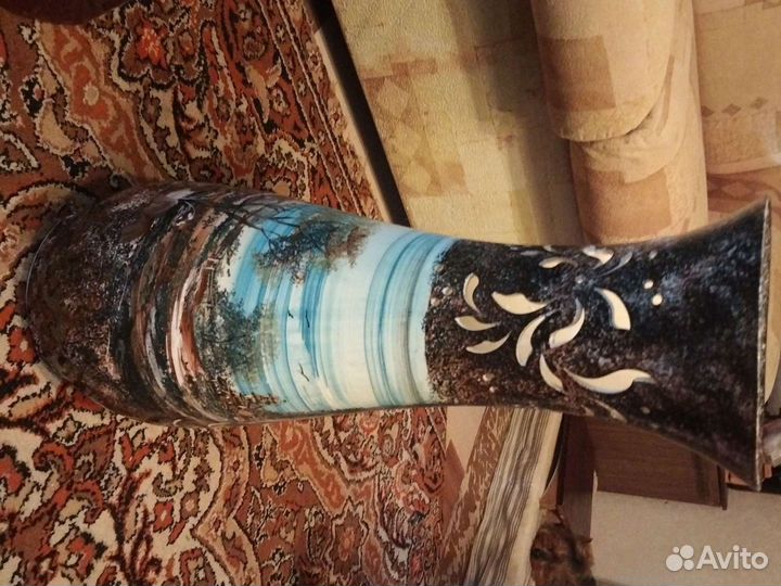 Вазы напольные керамические