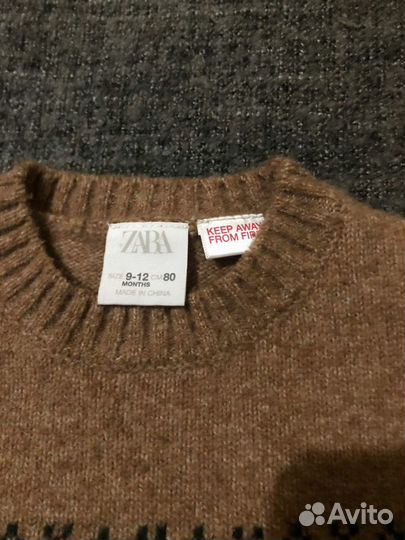 Свитер zara для малыша