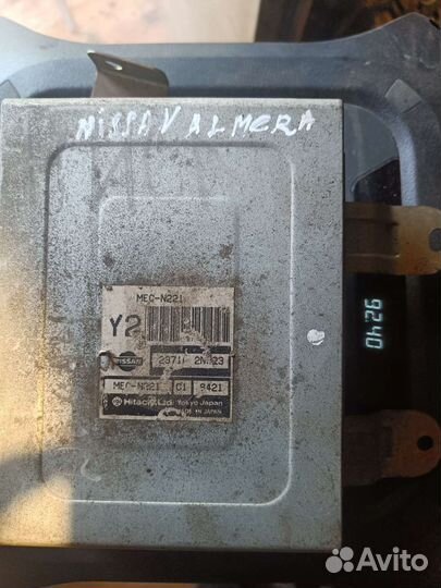 Блок управления эбу nissan альмера n 15