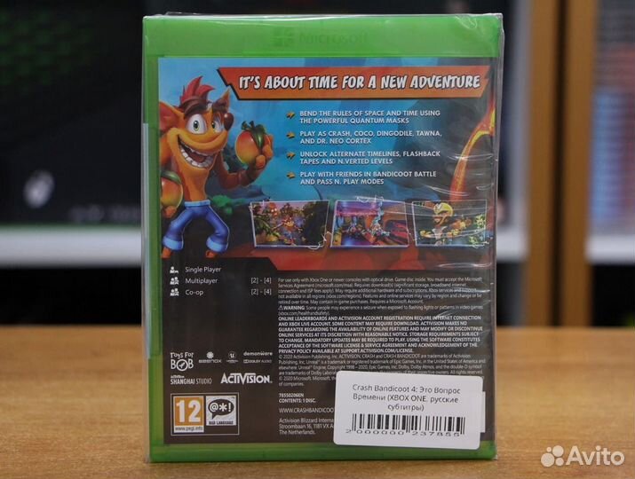 Crash Bandicoot 4: Это Вопрос Времени (xbox ONE, р