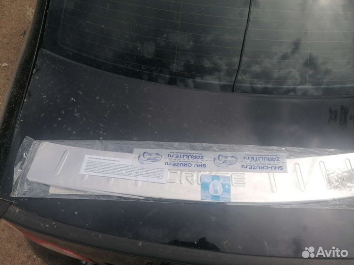 Накладка на задний бампер chevrolet Cruze