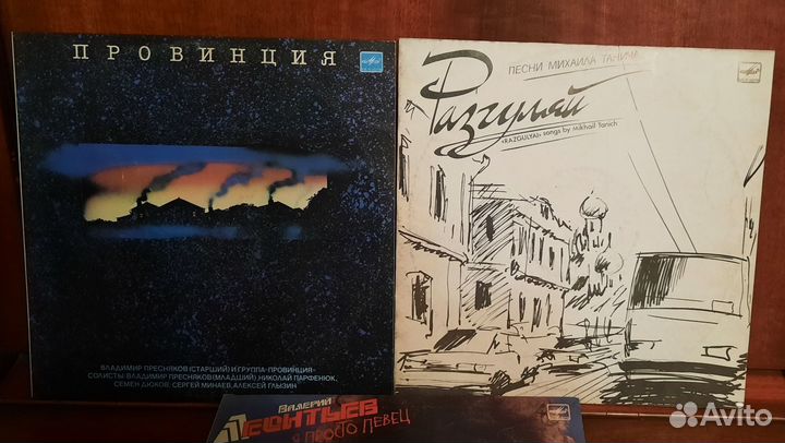 Виниловые пластинки СССР