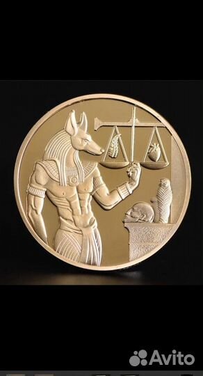 Монета Анубис
