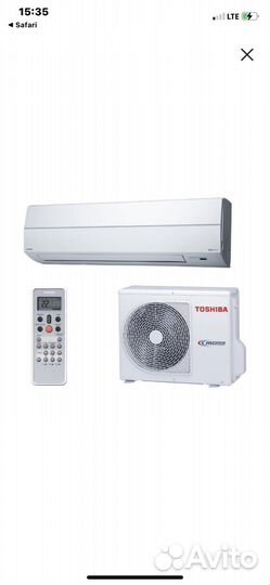 Инверторная сплит-система Toshiba RAS-10SKV-E2