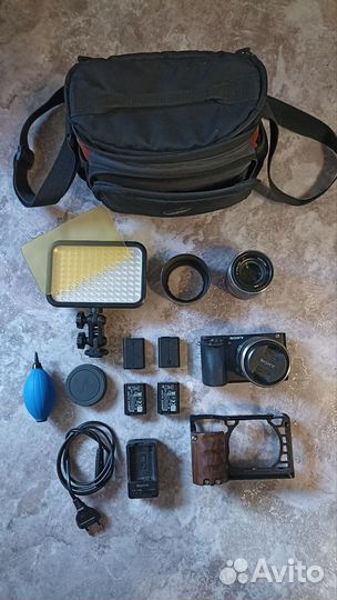 Sony a6500 + объектив и аксессуары