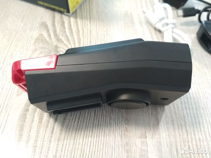 Велокомпьютер 3 в 1 с фонариком и гудком