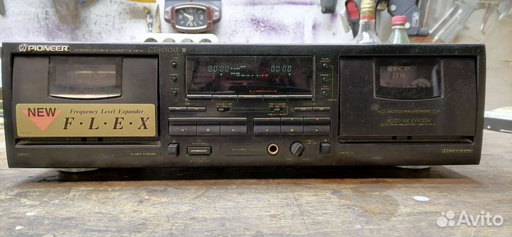 Кассетная дека pioneer ct-w504r
