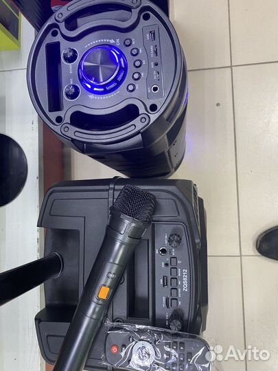 Портативные колонки большие с караоке к1
