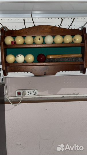 Полка для шаров бильярда / Шары 68мм / тренажер