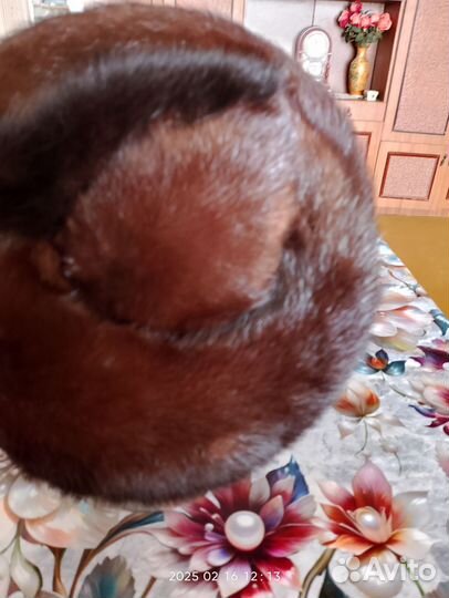 Шапка норковая женская