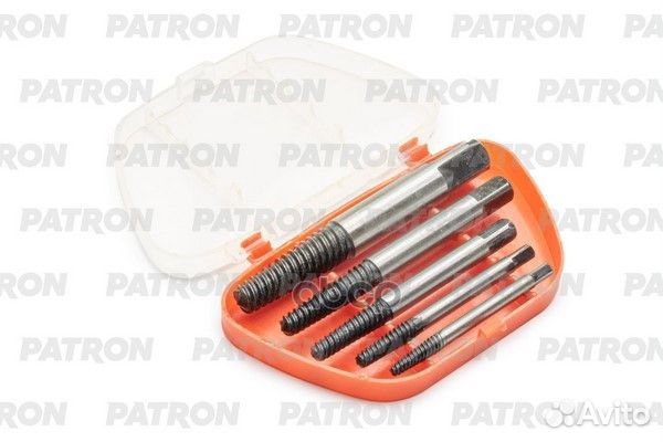 Набор экстракторов обломанных болтов 5 пр: Cr-M