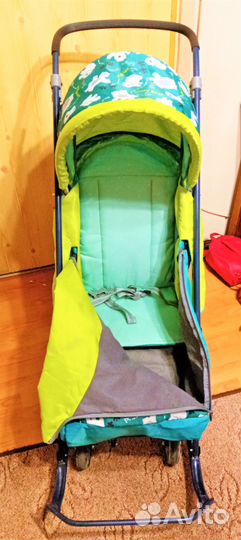 Санки с колесами Коляска