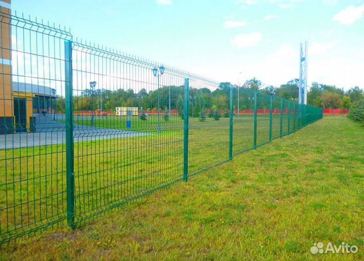 Забор 3Д гитерра с установкой