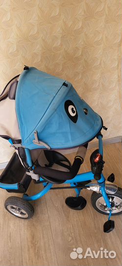 Детский велосипед с родительской ручкой