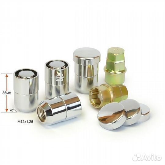 Гайки секретки М12х1,25 Вектор(А)