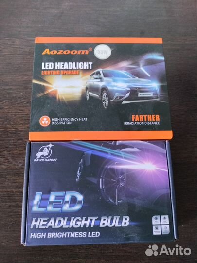 LED лампы aozoom, dawn knight h7
