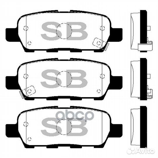 Колодки тормозные nissan X-trail/qashqai/tiida