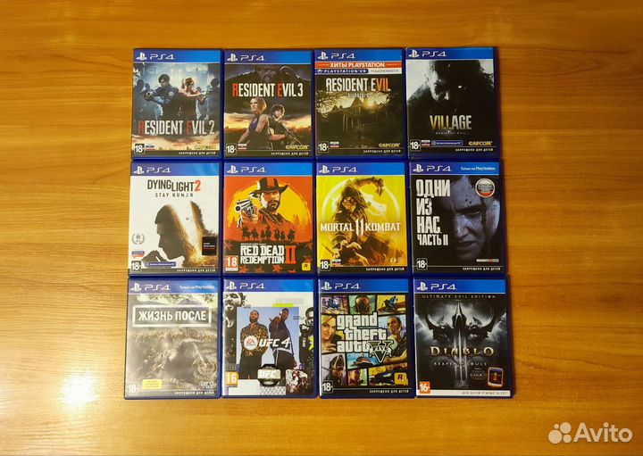 Игры для PS4/PS5: UFC 4, GTA 5, RDR 2, Diablo 3