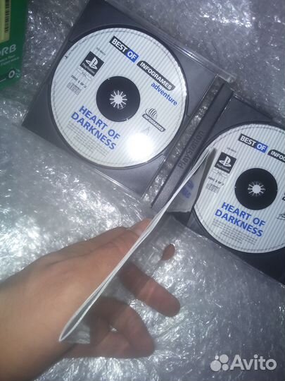 Heart of Darkness Sony PlayStation PS1 2 CD лиценз