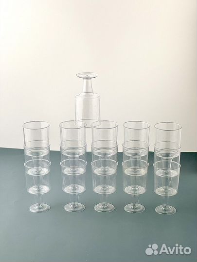 Стопки рюмки одноразовые пластиковые