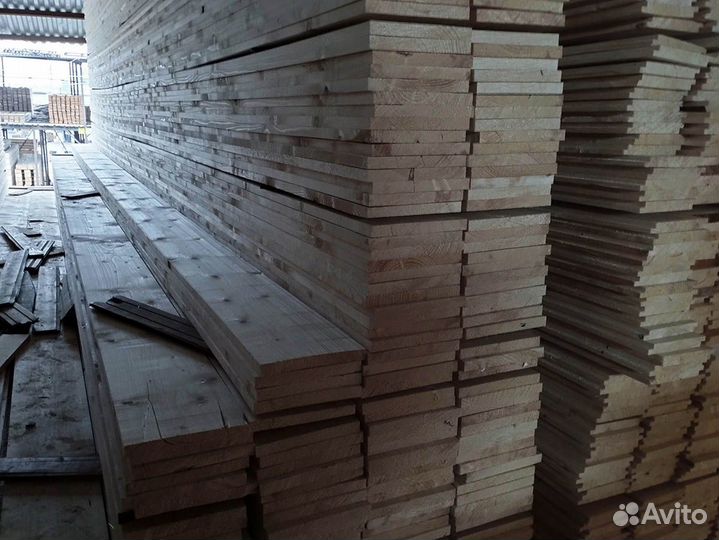 Доска строганная 25х200х6000 ель Сухой