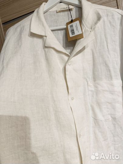 Рубашка льняная мужская voishe