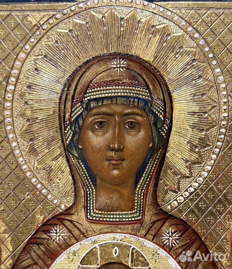 Икона Знамение Пресвятой Богородицы Золото