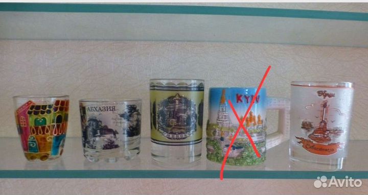 Рюмки стопки разные страны и города