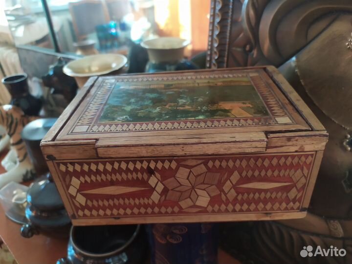 Шкатулка СССР антиквариат
