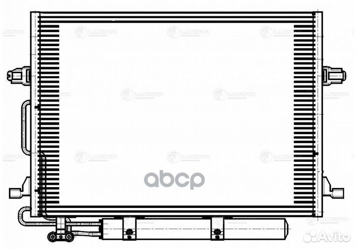Радиатор кондиционера lrac1511 luzar