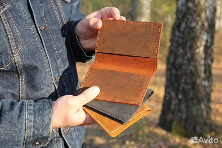 Обложка на паспорт из натуральной кожи