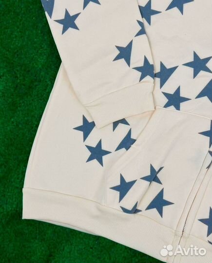 Худи на молнии lime type y2k star