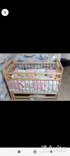 Бортики в детскую кроватку